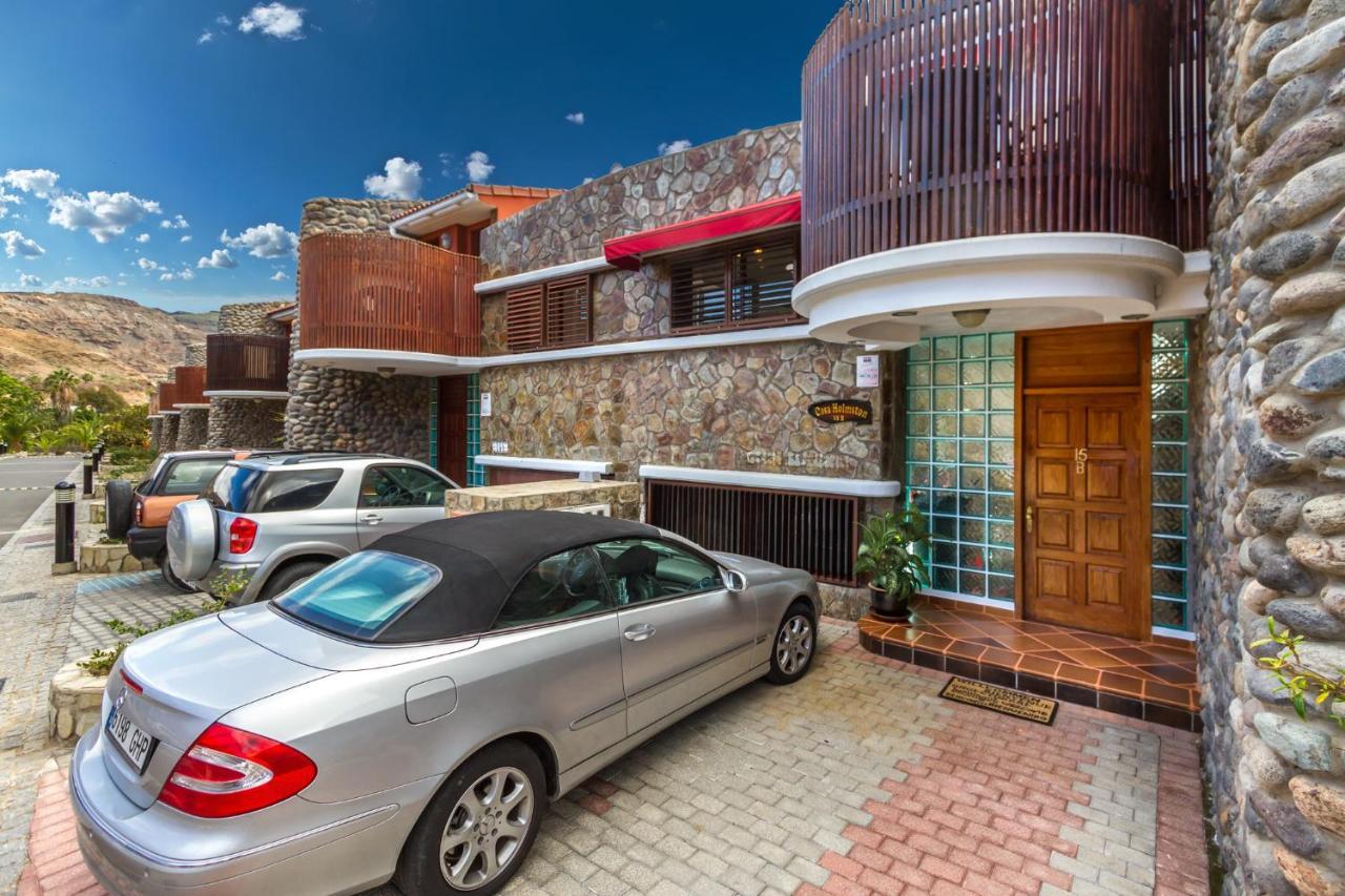 Casa Holmston, Duplex Villa With Hot Tub In Anfi Tauro Topaz Mogan Exterior photo